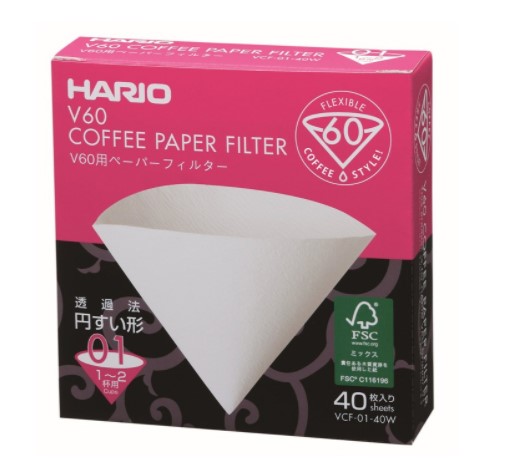 Hario - Paper Filters V60-01 - 40pcs